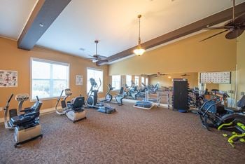 State of the art fitness room